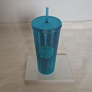 Starbucks Studded Cold Cup Venti Tumbler 24oz/ 710ml Blue